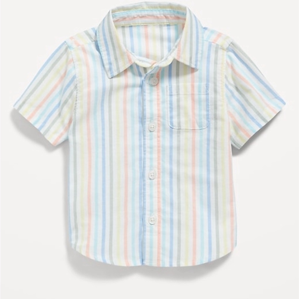 Striped Oxford Toddler Shirt
